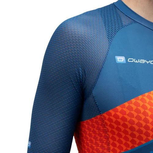 Mouwen uit Aero-Mesh materiaal 