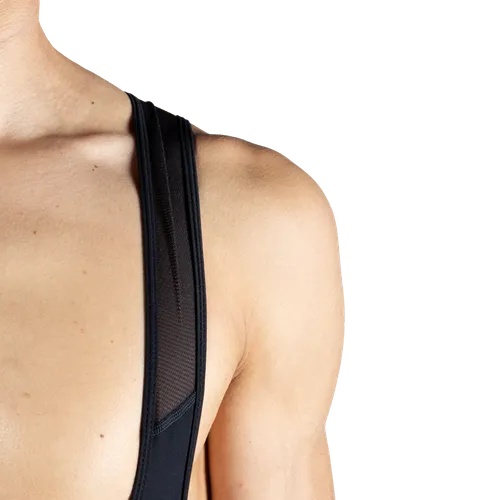 Hoogelastische schouderbanden met netinzet